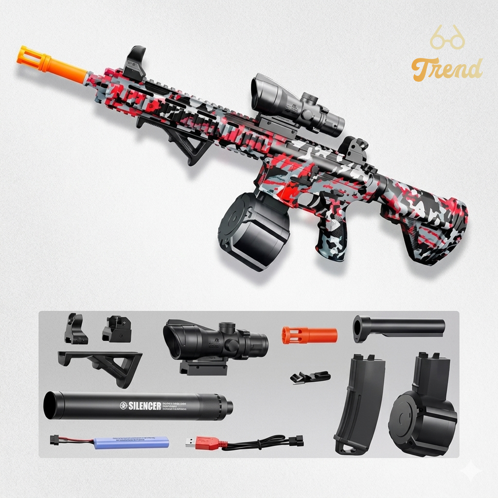 قاذف M416 التكتيكي – الإصدار الأزرق الاحترافي (مجموعة الملحقات الكاملة)